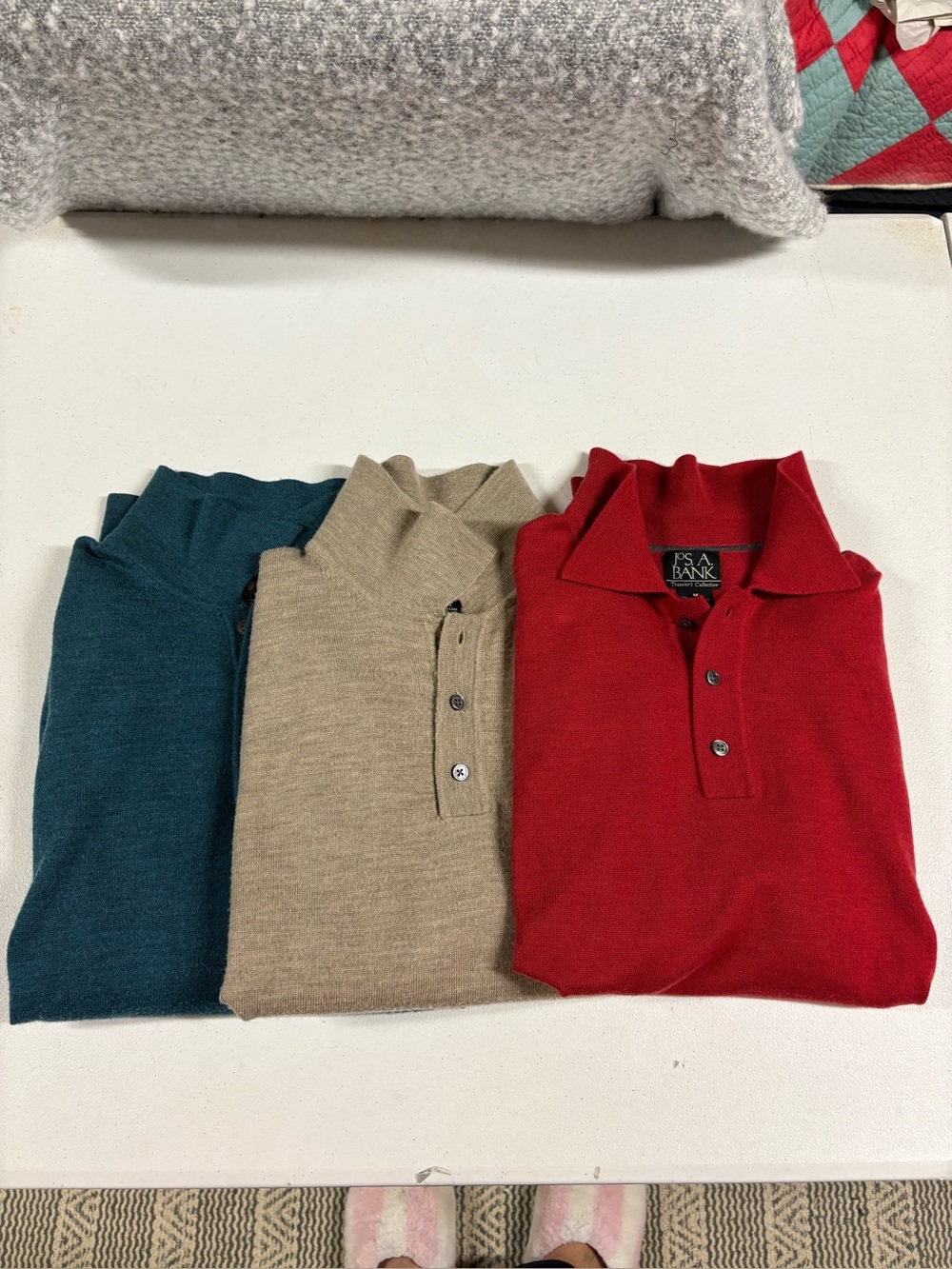 3 Jos. A. Bank Men's  Polo Sweater